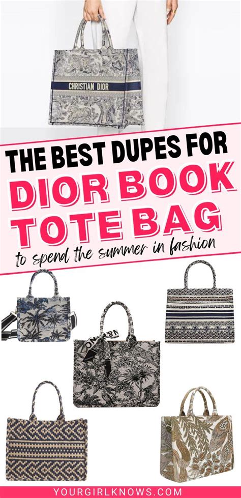 dior pockets book tote|dior book tote dupes.